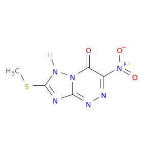 7-(甲硫基)-3-硝基-[1,2,4]三唑并[5,1-c][1,2,4]三嗪-4(6H)-酮