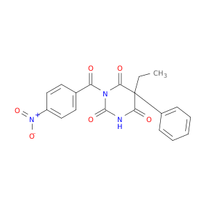 2,4,6(1H,3H,5H)-Pyrimidinetrione, 5-ethyl-1-(4-nitrobenzoyl)-5-phenyl-