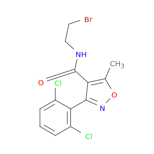 4-Isoxazolecarboxamide,N-(2-bromoethyl)-3-(2,6-dichlorophenyl)-5-methyl-