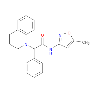 2-(3,4-二氢喹啉-1(2H)-基)-N-(5-甲基异恶唑-3-基)-2-苯基乙酰胺