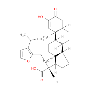Stigmasta-1,23,28-trien-21-oicacid, 23,29-epoxy-2-hydroxy-3-oxo-, (5b)- (9CI)