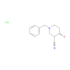 1-Benzyl-4-oxopiperidine-3-carbonitrile hydrochloride