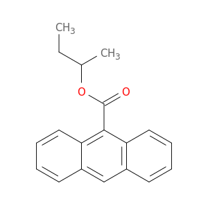 9-Anthracenecarboxylic acid, 1-methylpropyl ester