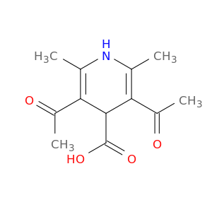 4-Pyridinecarboxylic acid, 3,5-diacetyl-1,4-dihydro-2,6-dimethyl-