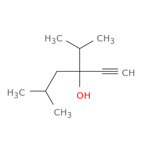 1-Hexyn-3-ol, 5-methyl-3-(1-methylethyl)-