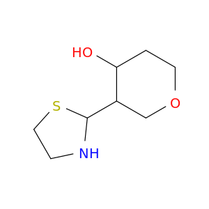2H-Pyran-4-ol, tetrahydro-3-(2-thiazolidinyl)-
