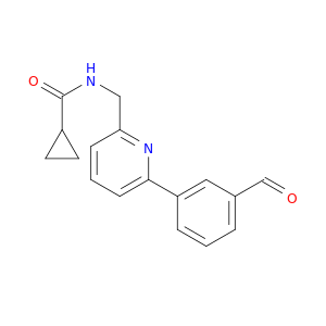 Cyclopropanecarboxamide, N-[[6-(3-formylphenyl)-2-pyridinyl]methyl]-