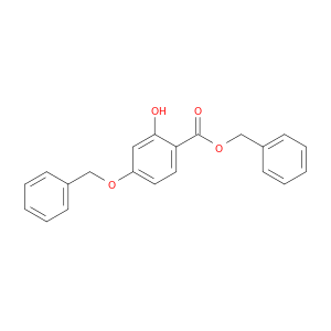 Benzoic acid, 2-hydroxy-4-(phenylmethoxy)-, phenylmethyl ester