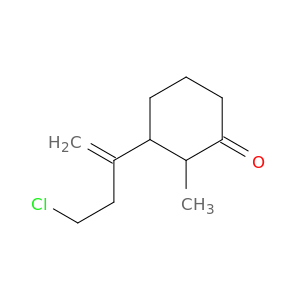 Cyclohexanone, 3-(3-chloro-1-methylenepropyl)-2-methyl-