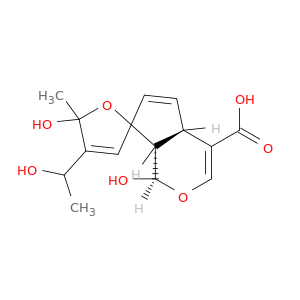 (1r,4as,7as)-1,5'-dihydroxy-4'-(1-hydroxyethyl)-5'-methyl-4a,7a-dihydro-1h,5'h-spiro[cyclopenta[c]pyran-7,2'-furan]-4-carboxylic acid