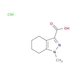 1-Methyl-4,5,6,7-tetrahydro-1H-indazole-3-carboxylic acid hydrochloride