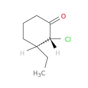 Cyclohexanone, 2-chloro-3-ethyl-, (2R,3S)-