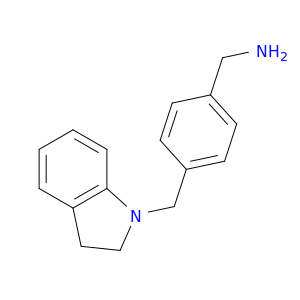 [4-(2,3-Dihydro-1H-indol-1-ylmethyl)phenyl]methanamine