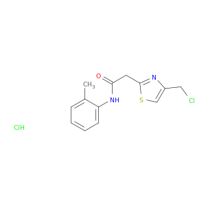 2-[4-(Chloromethyl)-1,3-thiazol-2-yl]-N-(2-methylphenyl)acetamide Hydrochloride
