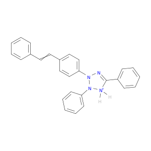 2H-Tetrazolium, 2,5-diphenyl-3-[4-(2-phenylethenyl)phenyl]-