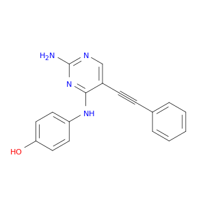 Phenol, 4-[[2-amino-5-(phenylethynyl)-4-pyrimidinyl]amino]-