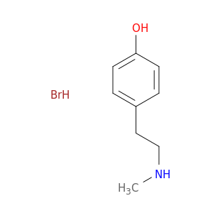 4-[2-(甲基氨基)乙基]苯酚氢溴酸盐