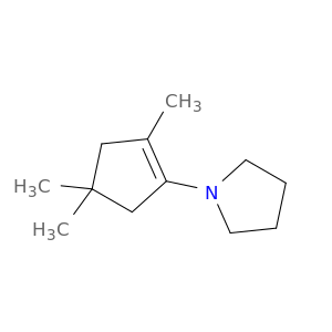 Pyrrolidine, 1-(2,4,4-trimethyl-1-cyclopenten-1-yl)-