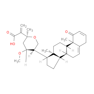 Ergosta-2,5,25(27)-trien-26-oicacid, 21,24-epoxy-22-methoxy-1-oxo-, (22S,24S)- (9CI)