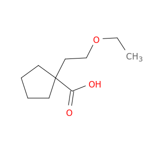 1-(2-ethoxyethyl)cyclopentane-1-carboxylic acid