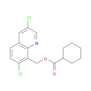 Cyclohexanecarboxylic acid, (3,7-dichloro-8-quinolinyl)methyl ester