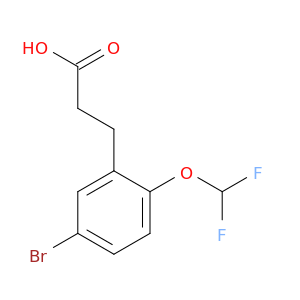 Benzenepropanoicacid, 5-bromo-2-(difluoromethoxy)-
