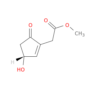 1-Cyclopentene-1-acetic acid, 3-hydroxy-5-oxo-, methyl ester, (3R)-