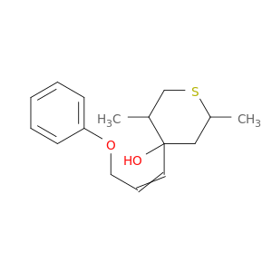 2H-Thiopyran-4-ol, tetrahydro-2,5-dimethyl-4-(3-phenoxy-1-propenyl)-