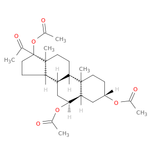 Pregnan-20-one,3,6,17-tris(acetyloxy)-, (3b,5b,6a)- (9CI)