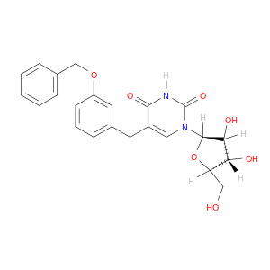 Uridine, 5-[[3-(phenylmethoxy)phenyl]methyl]-