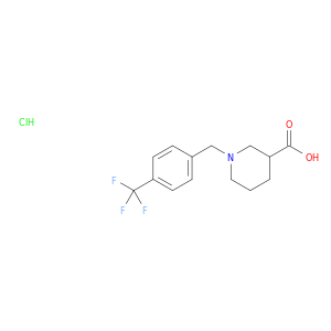 1-(4-TRIFLUOROMETHYL-BENZYL)-PIPERIDINE-3-CARBOXYLIC ACID HYDROCHLORIDE