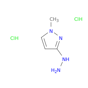 3-hydrazinyl-1-methyl-1H-pyrazole dihydrochloride