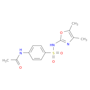Acetamide,N-[4-[[(4,5-dimethyl-2-oxazolyl)amino]sulfonyl]phenyl]-