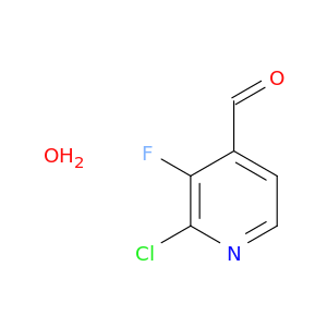 2-氯-3-氟吡啶-4-甲醛水合物