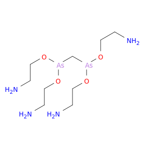 Arsonous acid, methylenebis-, tetrakis(2-aminoethyl) ester
