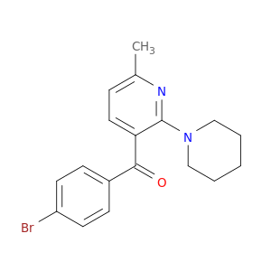 Methanone, (4-bromophenyl)[6-methyl-2-(1-piperidinyl)-3-pyridinyl]-