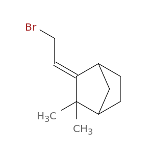 Bicyclo[2.2.1]heptane, 3-(2-bromoethylidene)-2,2-dimethyl-, (Z)-