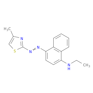 1-Naphthalenamine, N-ethyl-4-[(4-methyl-2-thiazolyl)azo]-