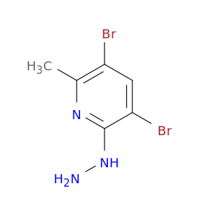 3,5-Dibromo-6-hydrazinopicoline