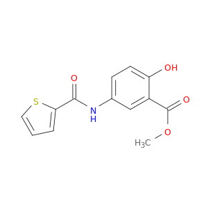 Benzoic acid, 2-hydroxy-5-[(2-thienylcarbonyl)amino]-, methyl ester