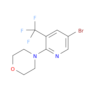 4-[5-Bromo-3-(trifluoromethyl)pyridin-2-yl]morpholine