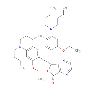 Furo[3,4-b]pyrazin-5(7H)-one, 7,7-bis[4-(dibutylamino)-2-ethoxyphenyl]-