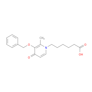1(4H)-Pyridinehexanoic acid, 2-methyl-4-oxo-3-(phenylmethoxy)-
