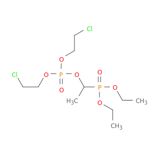 Phosphoric acid, bis(2-chloroethyl) 1-(diethoxyphosphinyl)ethyl ester