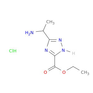 乙基3-(1-氨基乙基)-1H-1,2,4-三唑-5-甲酸基酯盐酸