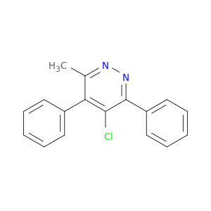 Pyridazine, 4-chloro-6-methyl-3,5-diphenyl-