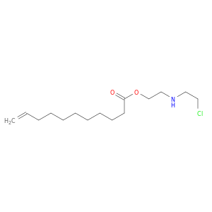 10-Undecenoic acid, 2-[(2-chloroethyl)amino]ethyl ester