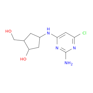 4-[(2-amino-6-chloro-pyrimidin-4-yl)amino]-2-(hydroxymethyl)cyclopentan-1-ol