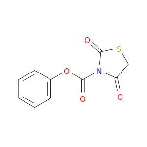 3-Thiazolidinecarboxylic acid, 2,4-dioxo-, phenyl ester