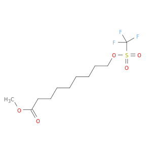 Nonanoic acid, 9-[[(trifluoromethyl)sulfonyl]oxy]-, methyl ester